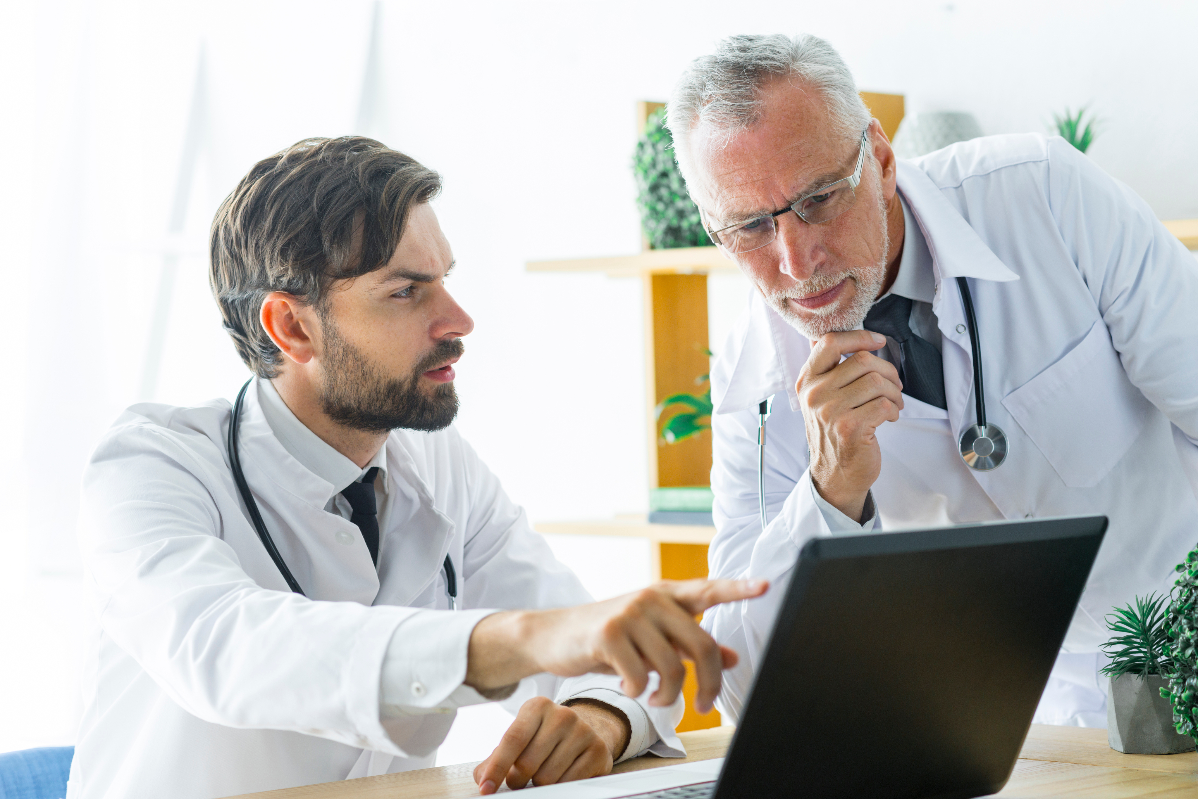 Provider reviewing claim status